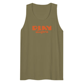Play Men’s Premium Tank Top | Charcoal Tank Tops | Bout It Merch