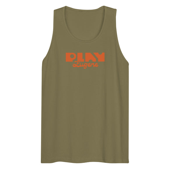 Play Men’s Premium Tank Top | Charcoal Tank Tops | Bout It Merch