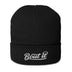 Ribbed Knit Beanie | Black Beanie Hat | Bout It Merch
