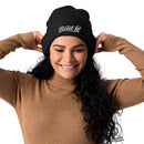 Ribbed Knit Beanie | Black Beanie Hat | Bout It Merch