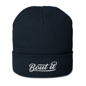 Ribbed Knit Beanie | Black Beanie Hat | Bout It Merch