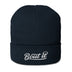 Ribbed Knit Beanie | Black Beanie Hat | Bout It Merch