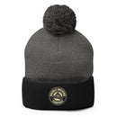 Pom Pom Beanie Hat | Round Logo Beanie | Bout It Merch