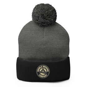 Pom Pom Beanie Hat | Round Logo Beanie | Bout It Merch