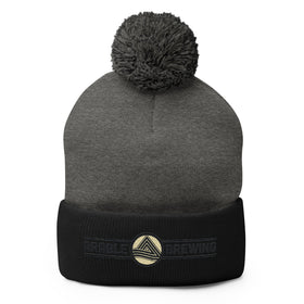 Pom Pom Beanie | Horizontal Logo Beanie | Bout It Merch