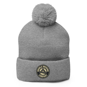 Pom Pom Beanie Hat | Round Logo Beanie | Bout It Merch