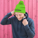 Pom-Pom Beanie | Embroidered | Lettering-12