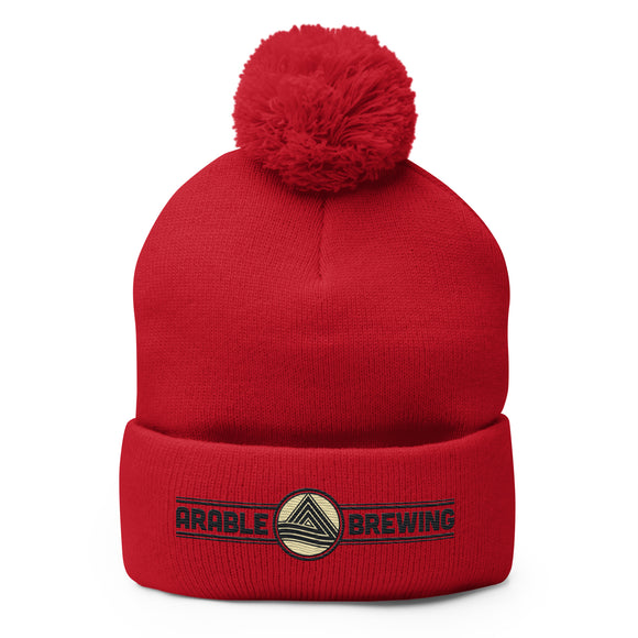 Pom Pom Beanie | Horizontal Logo Beanie | Bout It Merch