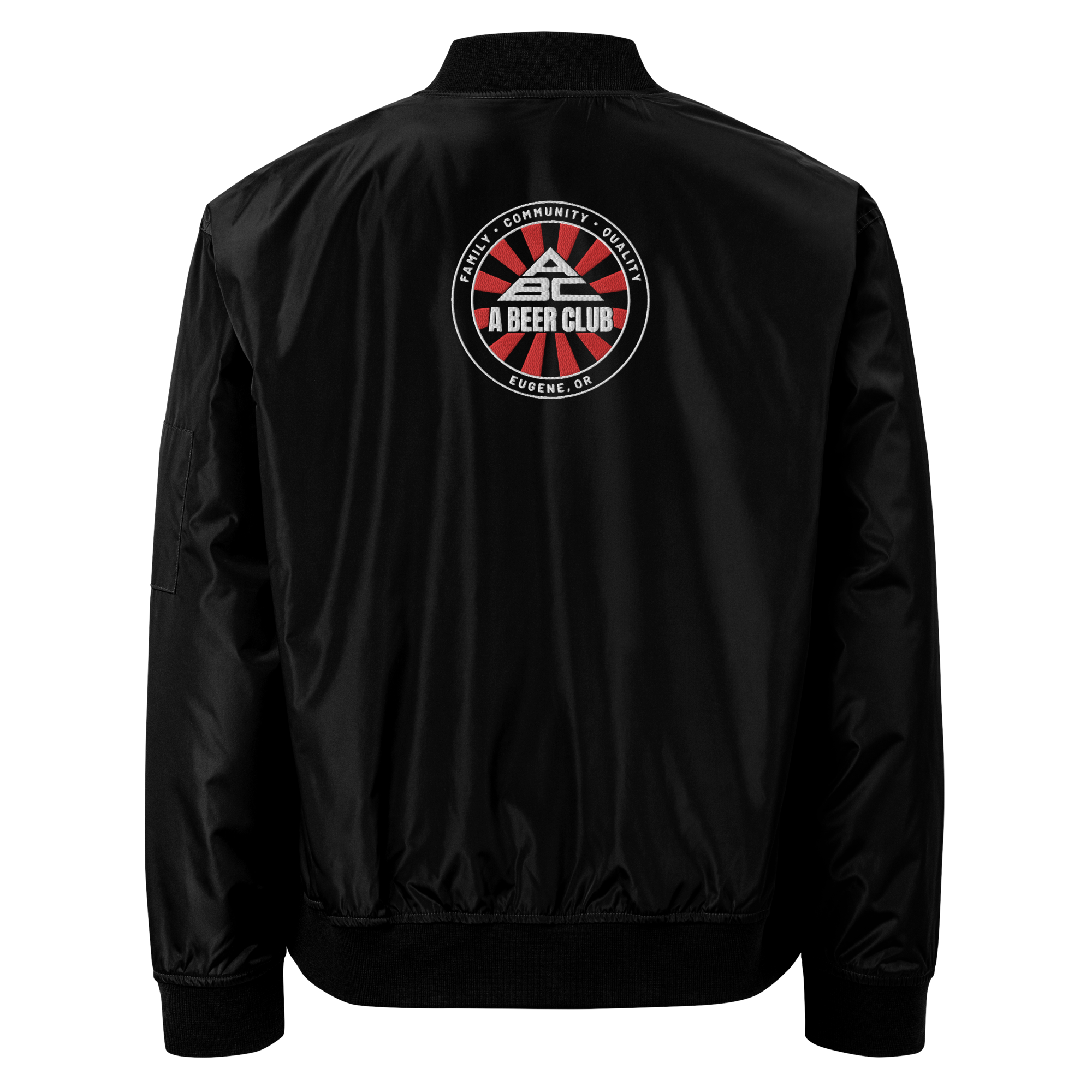 Polyester Bomber Jackets | A Beer Club Bomber Jacket | Bout It Merch