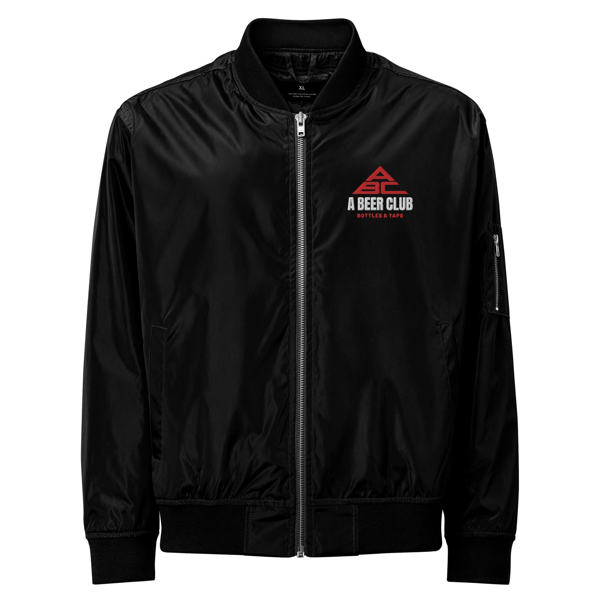 Polyester Bomber Jackets | A Beer Club Bomber Jacket | Bout It Merch