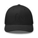 Trucker Hat | Embroidered Black on Black-2