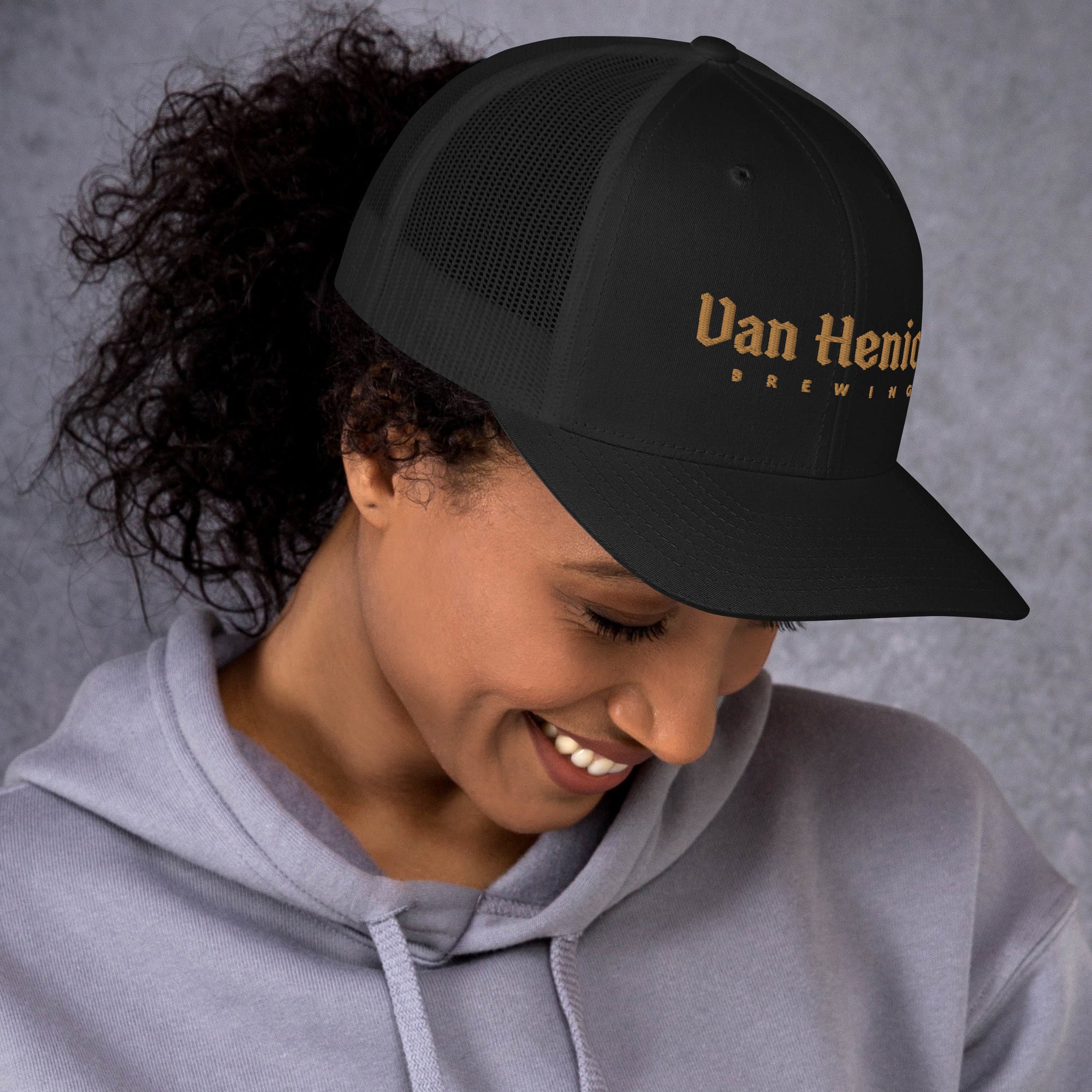 Trucker Hat | Gold Lettering