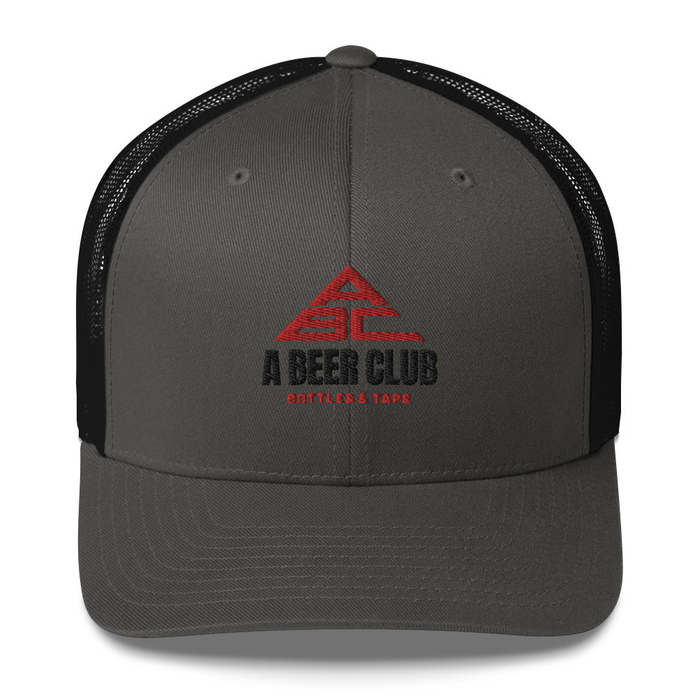 Buy charcoal-black Trucker Hat | OG Black &amp; Red
