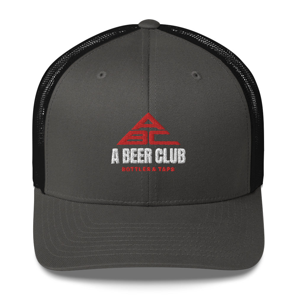 Buy charcoal-black Trucker Hat | OG White &amp; Red