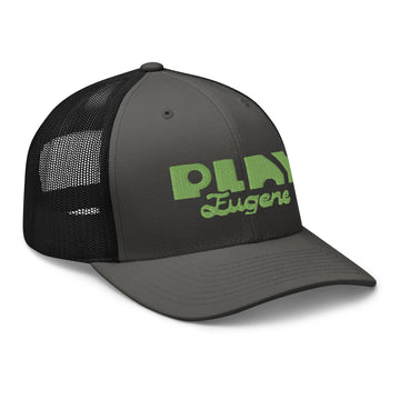 Embroidered Trucker Hats | Charcoal Trucker Hat | Bout It Merch