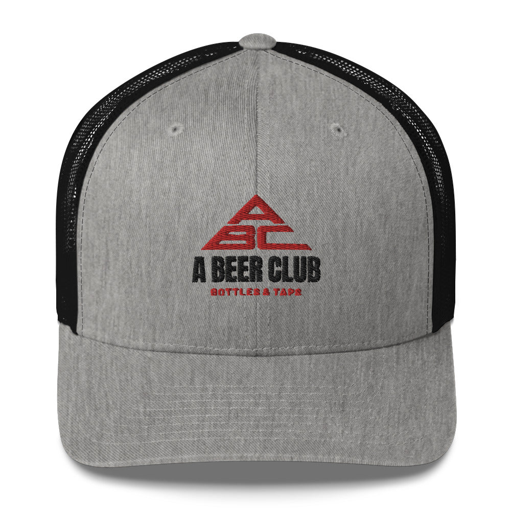 Buy heather-black Trucker Hat | OG Black &amp; Red