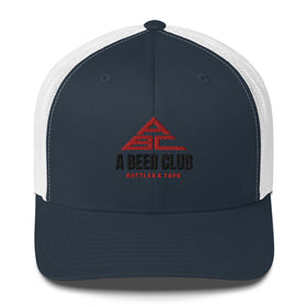Buy navy-white Trucker Hat | OG Black &amp; Red