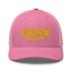 Pink Trucker Cap | Mid Profile Hat | Bout It Merch