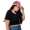 Pink Trucker Cap | Mid Profile Hat | Bout It Merch