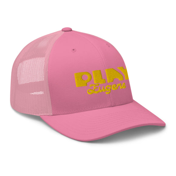 Pink Trucker Cap | Mid Profile Hat | Bout It Merch