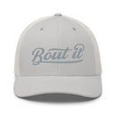 Silver Trucker Hat | Silver 6 Panel Hat | Bout It Merch