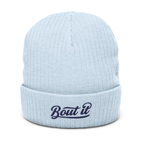 Warm Knit Beanie | Ribbed Knit Beanie | Bout It Merch