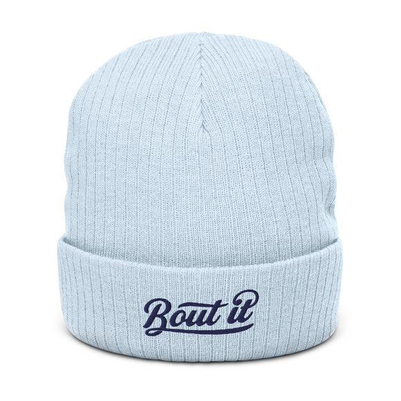 Warm Knit Beanie | Ribbed Knit Beanie | Bout It Merch