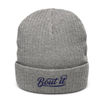 Warm Knit Beanie | Ribbed Knit Beanie | Bout It Merch