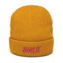 Ribbed Knit Beanie | Bout It | Flamingo | Bout It Merch