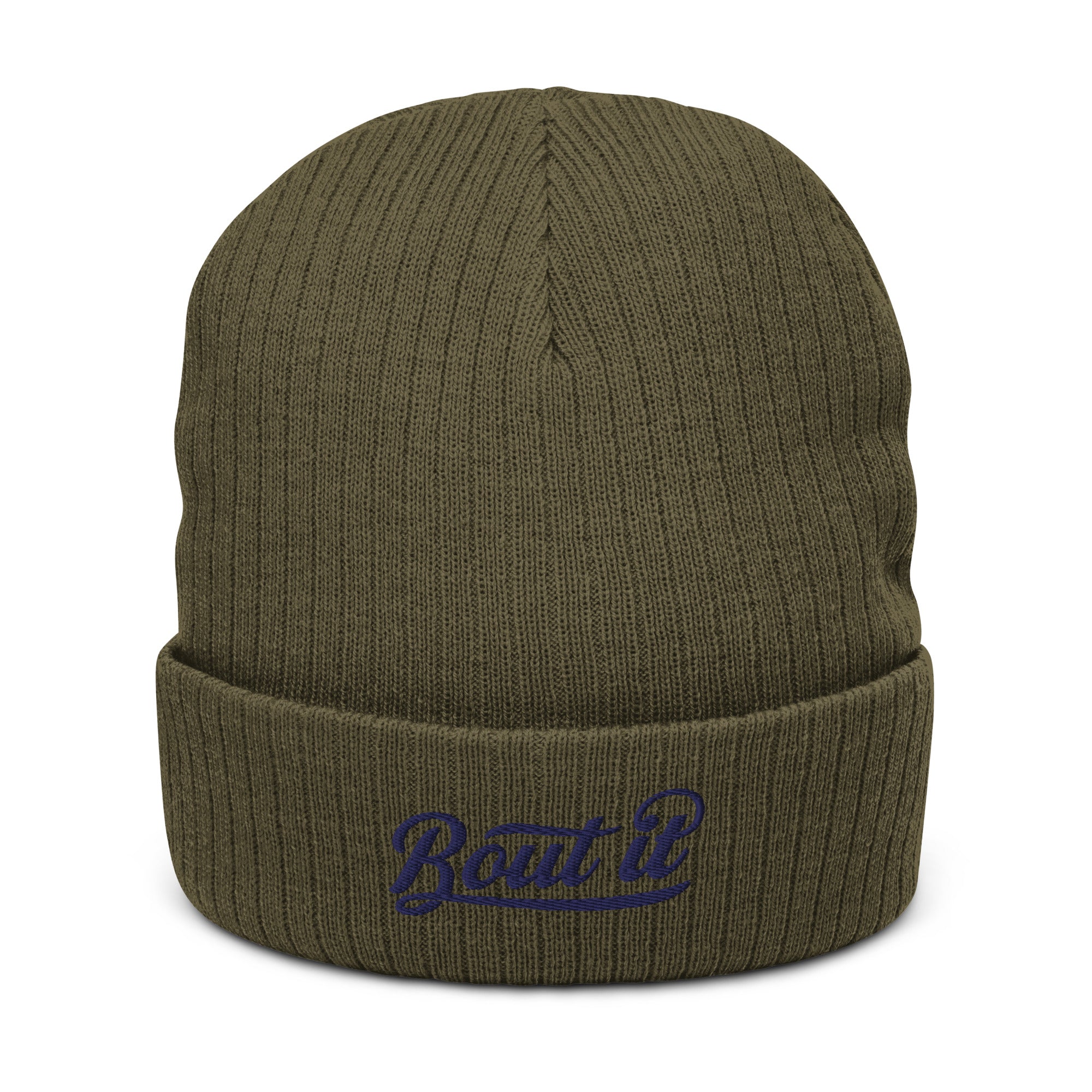 Warm Knit Beanie | Ribbed Knit Beanie | Bout It Merch