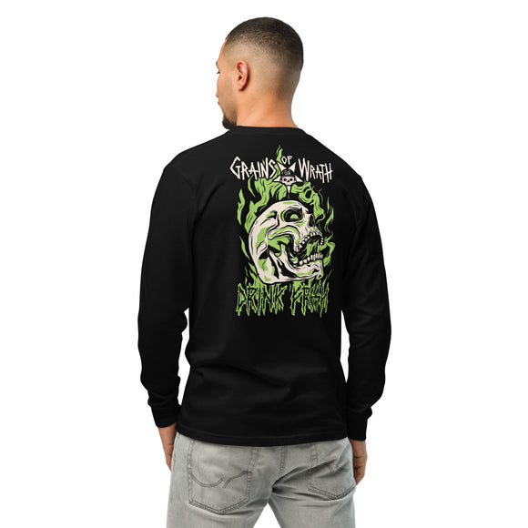 Long Sleeve Tee | Drink Fresh Skull