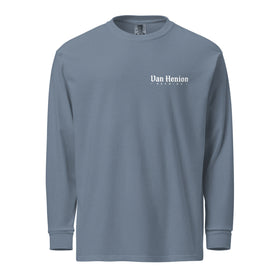 Buy blue-jean Comfort Colors Long Sleeve | Initial Back