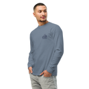 Comfort Colors Long Sleeve | Navy & Green Sunburst-11