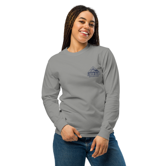 Comfort Colors Long Sleeve | Navy & Green Sunburst