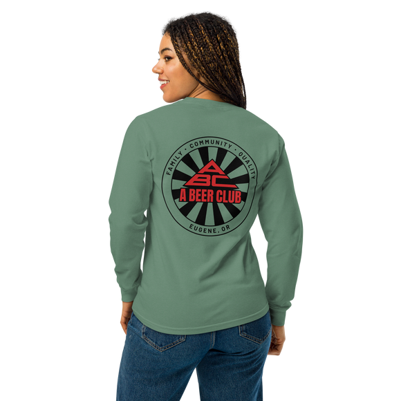 Comfort Colors Long Sleeve | Black & Sunburst