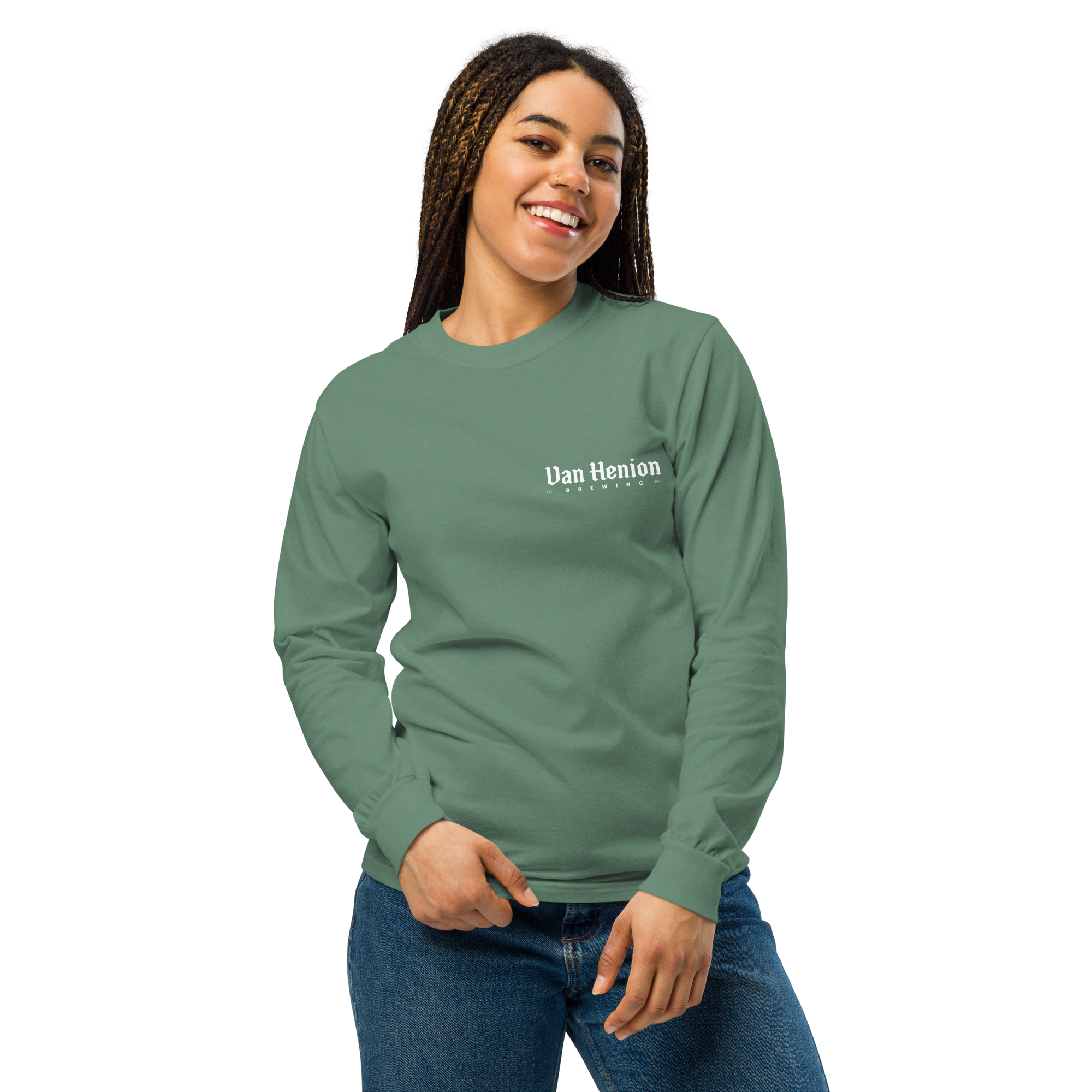 Comfort Colors Long Sleeve | Initial Back