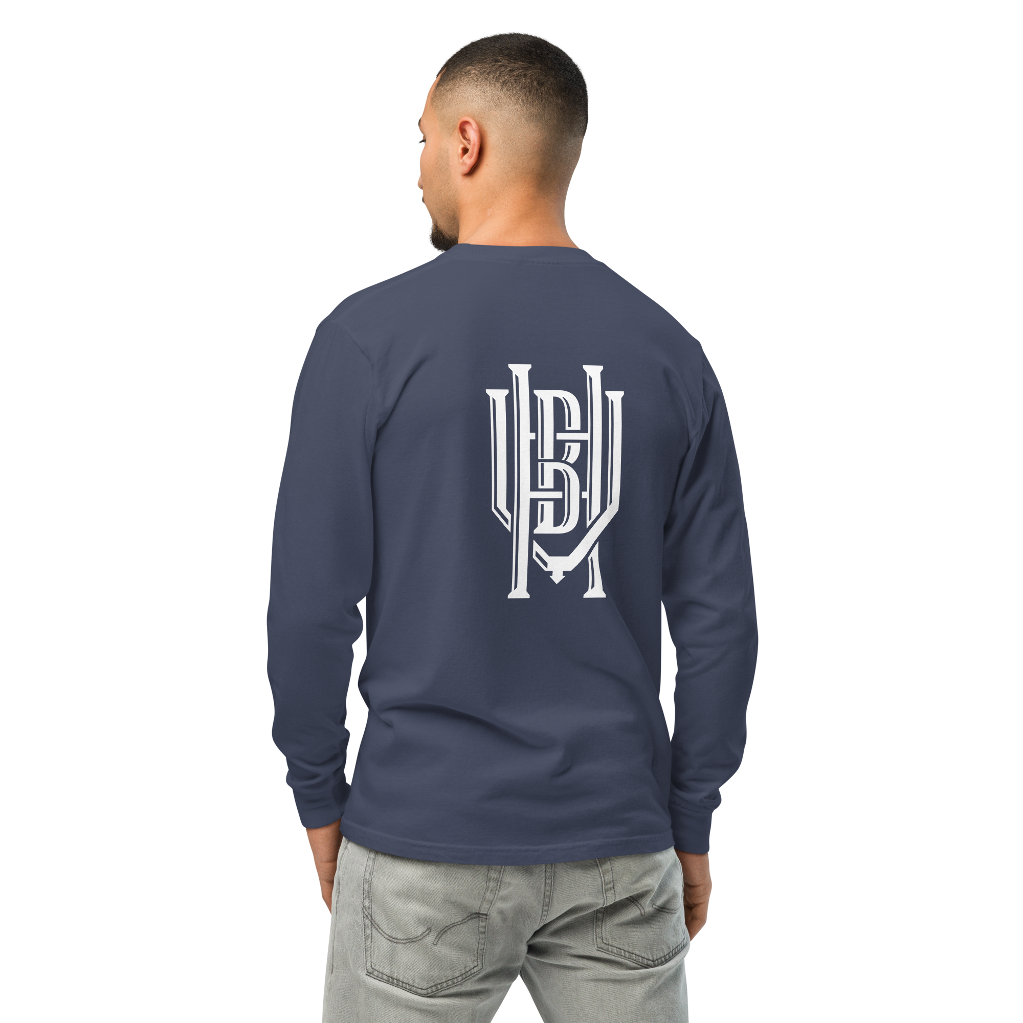 Comfort Colors Long Sleeve | Initial Back