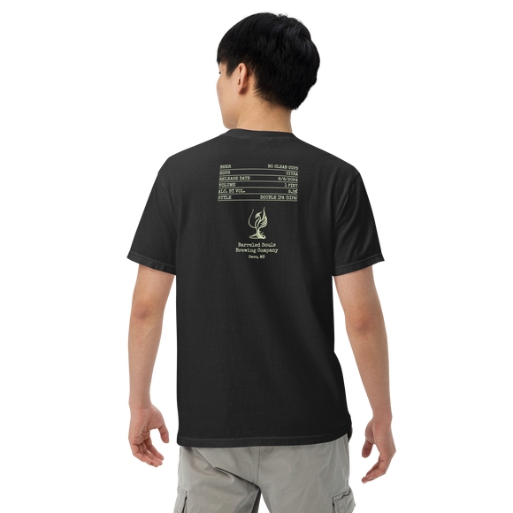 Comfort Colors T-shirt | No Clean Cups Colored Text