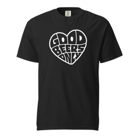 Buy midnight-black Comfort Colors T-shirt | Good Beers Only