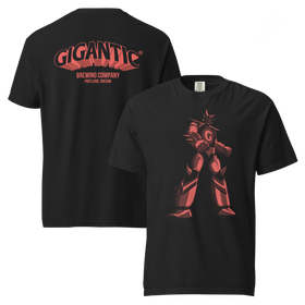 Comfort Colors T-shirt | Red Robot + Horizontal Logo