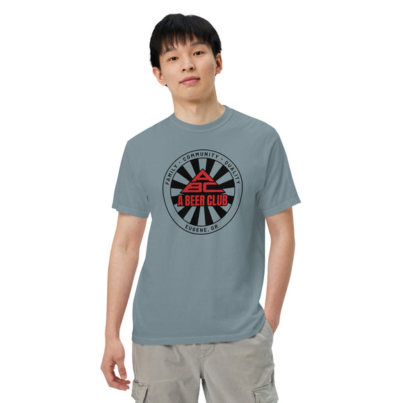Comfort Colors T-shirt | Black & Red Sunburst