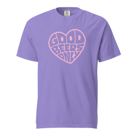 Buy violet Comfort Colors T-shirt | Good Beers Only