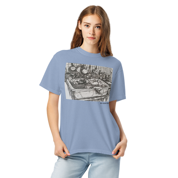 Comfort Colors T-shirt | No Clean Cups Black Text