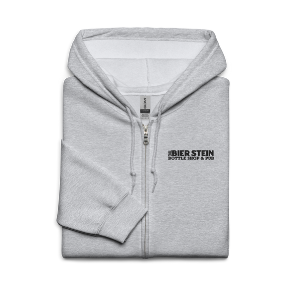 Zip Hoodie | Embroidered Front | Bottle Love Cans