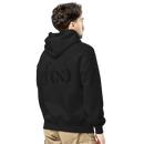 Premium Relaxed Hoodie | Black on Black-3