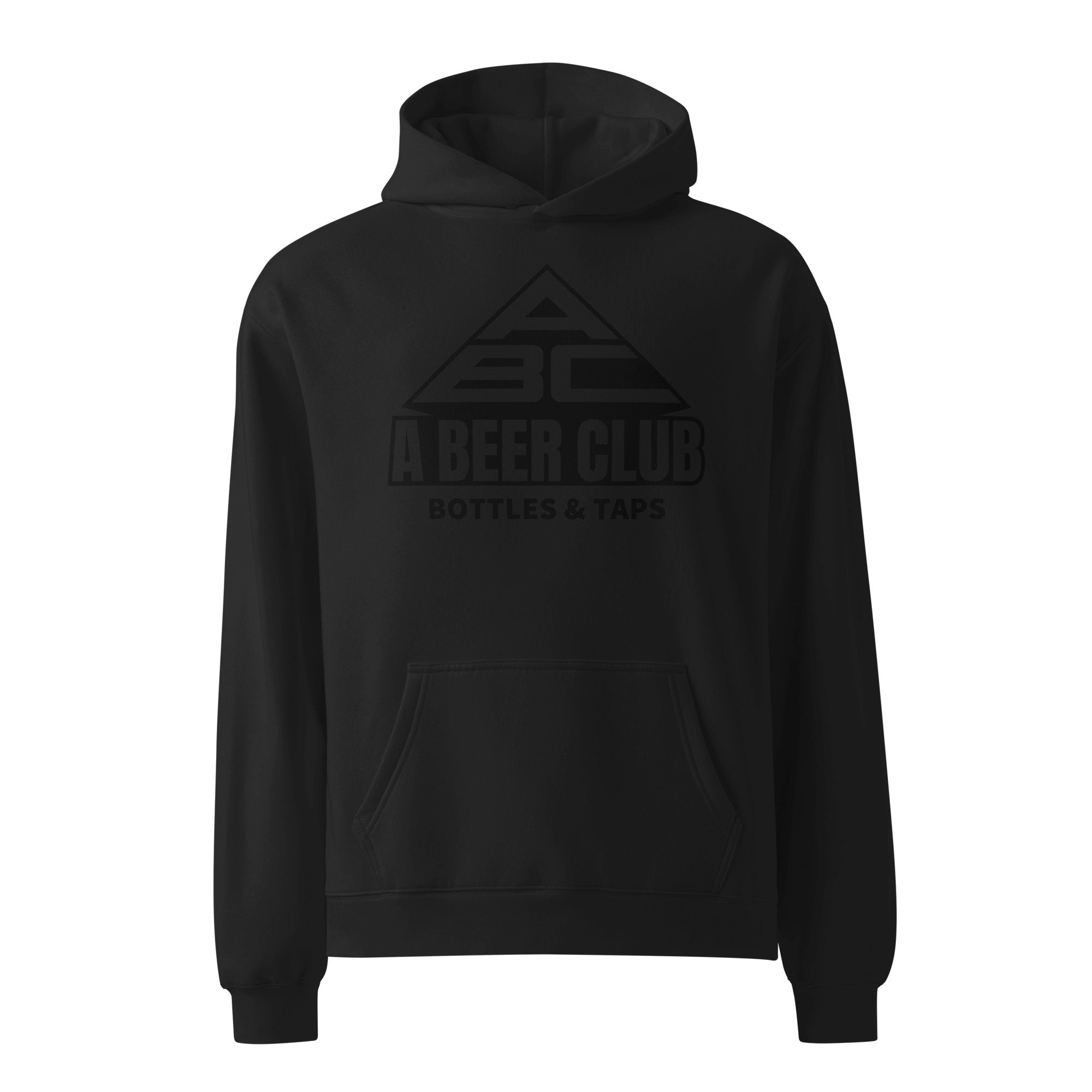 Premium Relaxed Hoodie | Black on Black