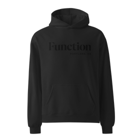 Premium Relaxed Hoodie | Black on Black