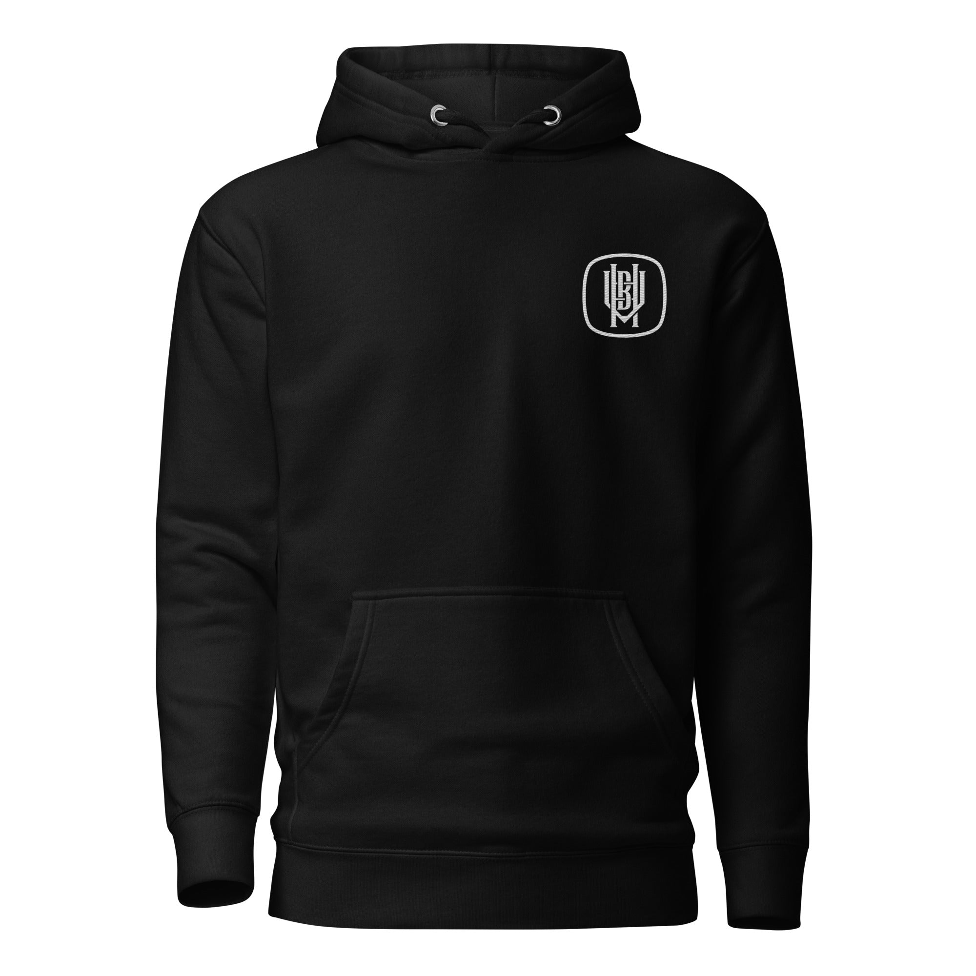Premium Cotton Hoodie | Black Unicorns - 0