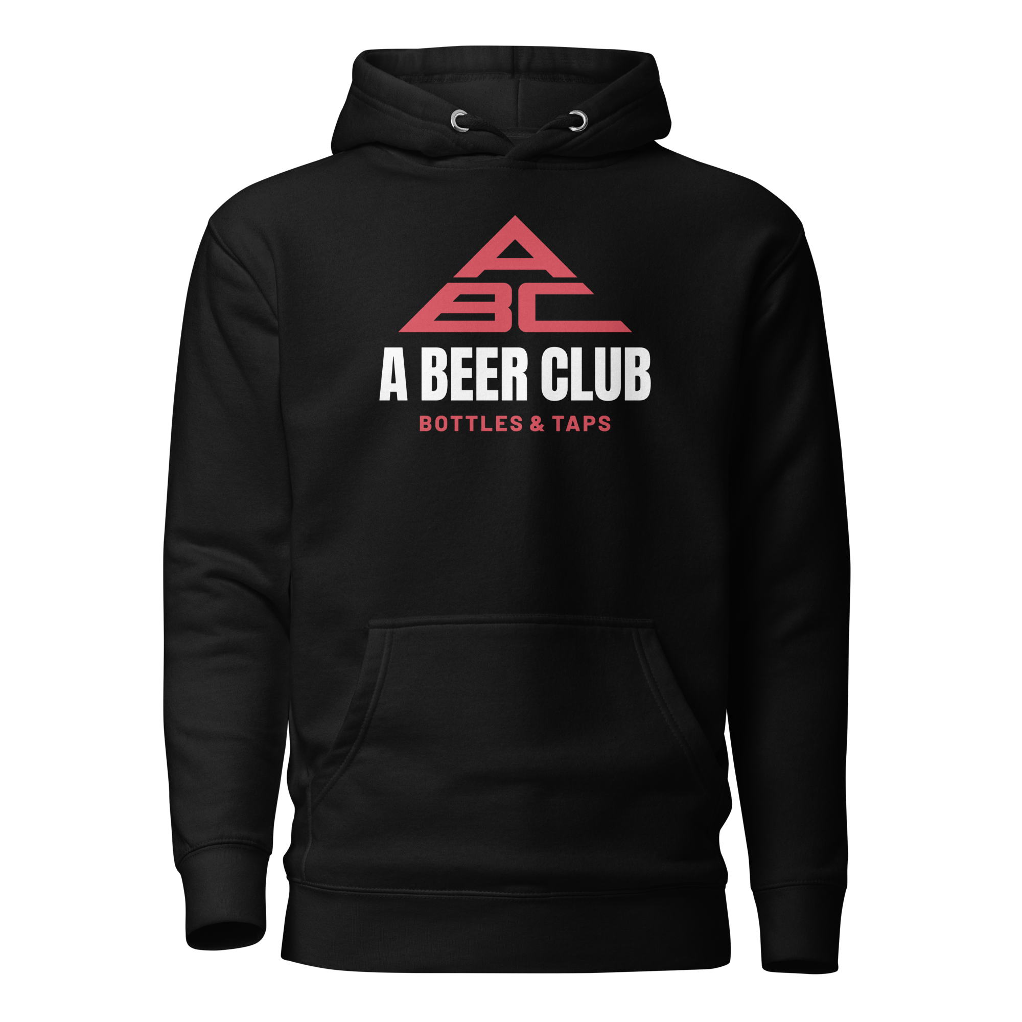 Buy black Premium Cotton Hoodie | OG White &amp; Red