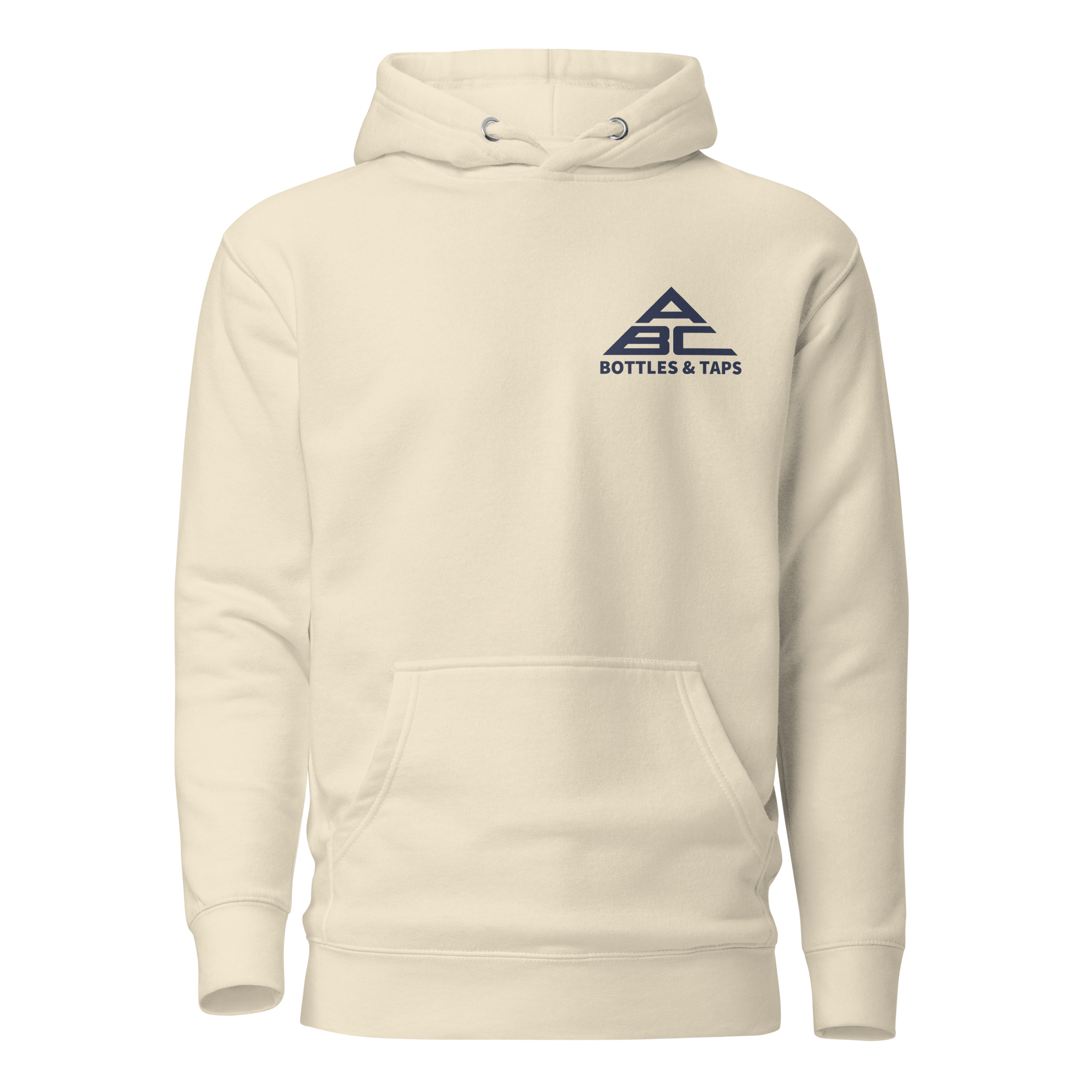 Buy bone Premium Cotton Hoodie | Navy &amp; Green Sunburst